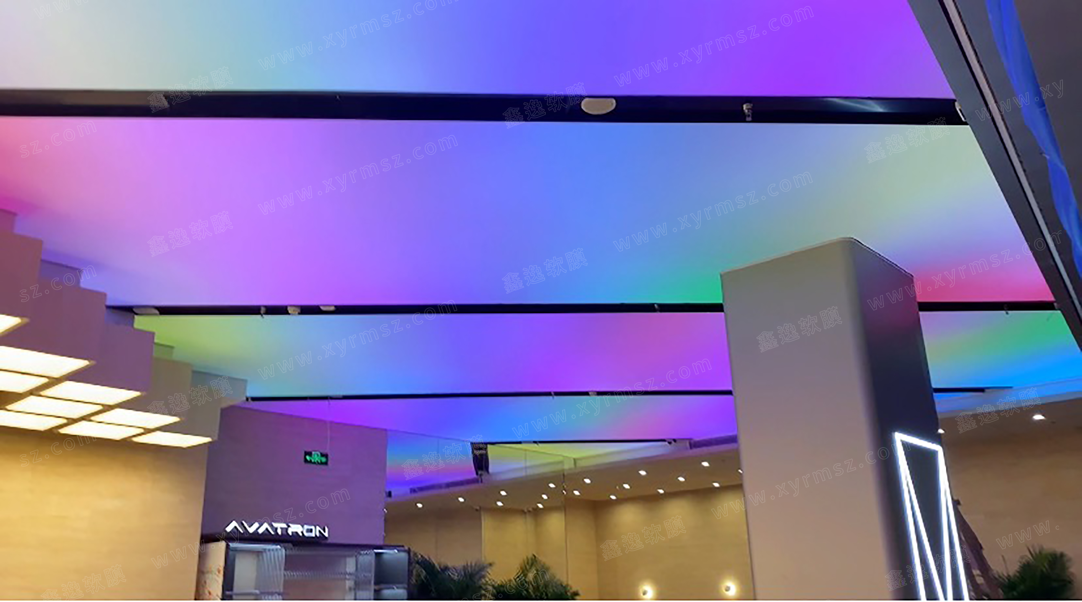 幻彩動(dòng)感軟膜天花